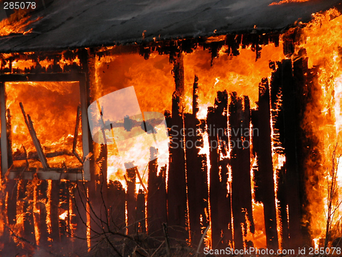 Image of Burning house