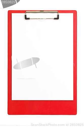 Image of Red clipboard