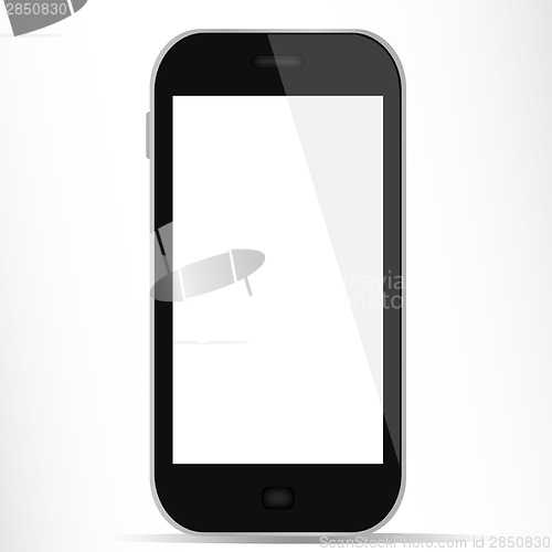 Image of Smartphone with white display