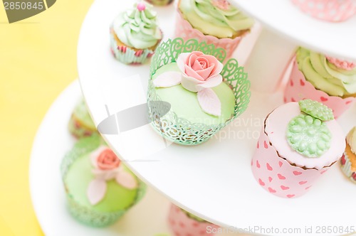 Image of set of delicious homemade sweets