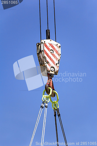 Image of Construction crane hook