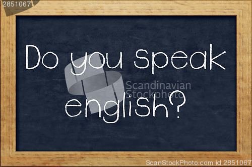 Image of Do you speak english?