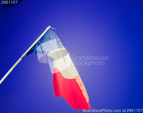 Image of Retro look French Flag