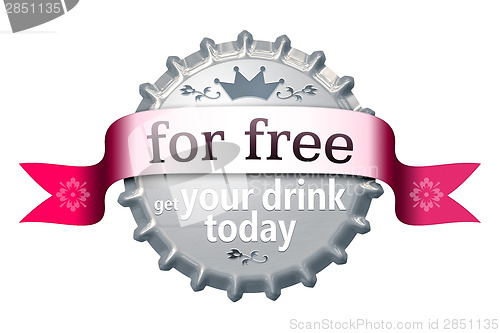 Image of for free bottle cap