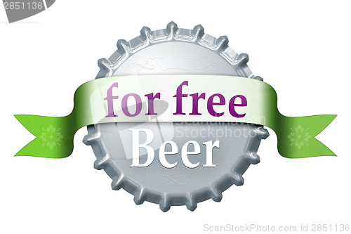 Image of for free bottle cap