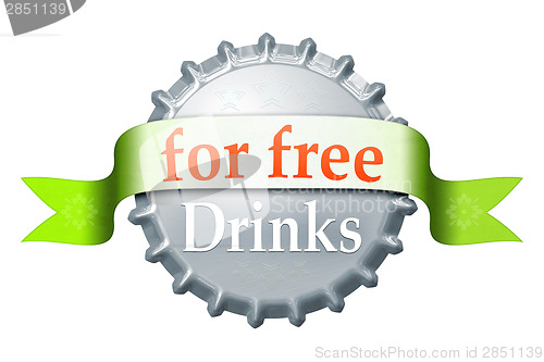 Image of for free bottle cap