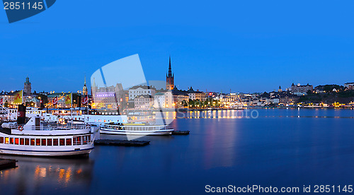 Image of View of Stockholm city