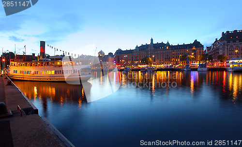 Image of View of Stockholm city