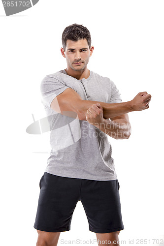 Image of Man doing exercises