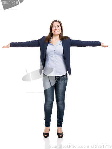 Image of Happy business woman 