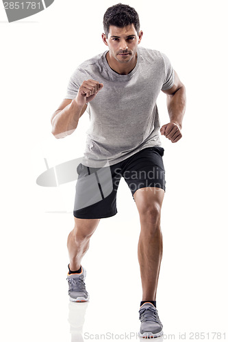 Image of Athletic man running