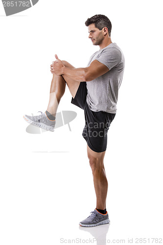 Image of Man doing exercises