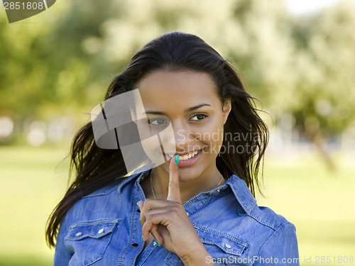 Image of Beautiful African American woman