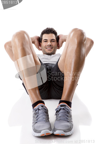 Image of Man doing exercises