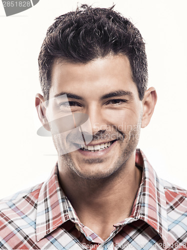 Image of Handsome man smiling