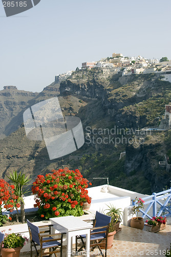 Image of santorini view