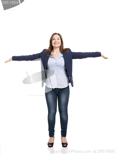 Image of Happy business woman 