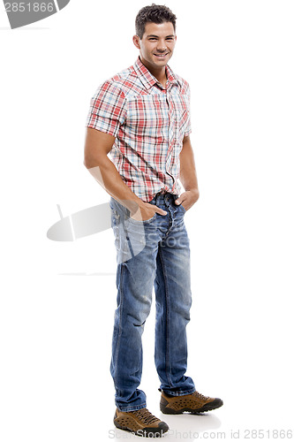 Image of handsome man smiling
