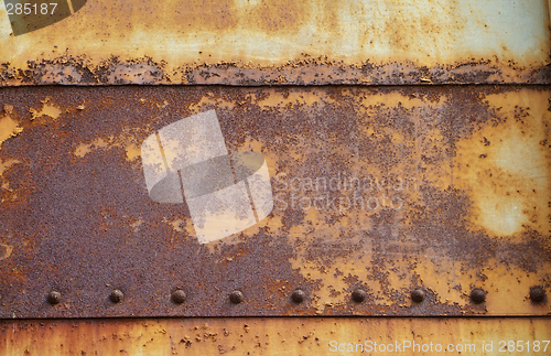 Image of Rusty, old steel plates