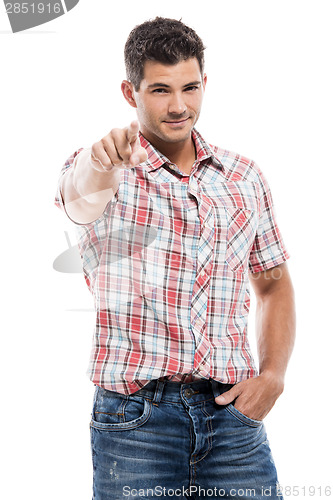 Image of Man pointing