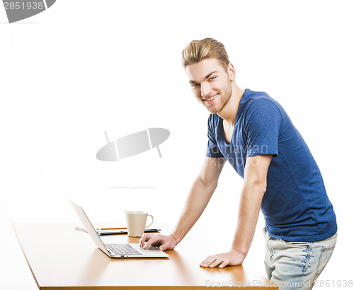 Image of Young designer working