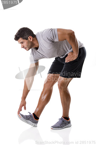 Image of Man doing exercises