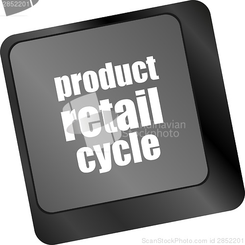 Image of product retail cycle key in place of enter key