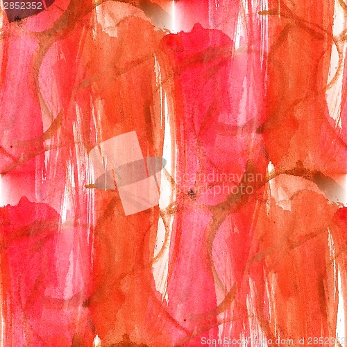 Image of grunge ancient red, brown ornament drawing usa colorful pattern