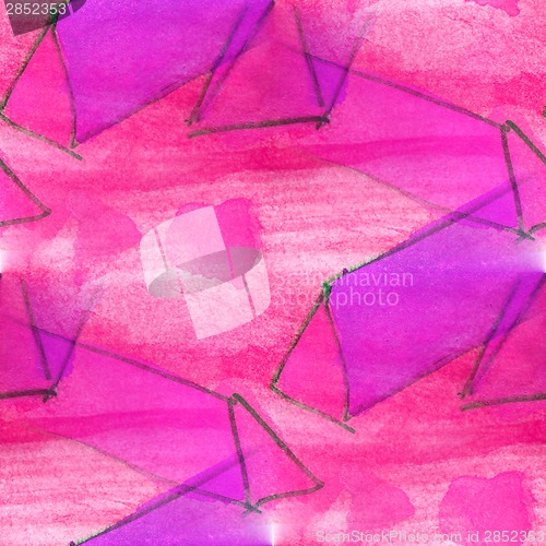 Image of ancient ornament drawing usa pink, purple colorful pattern water