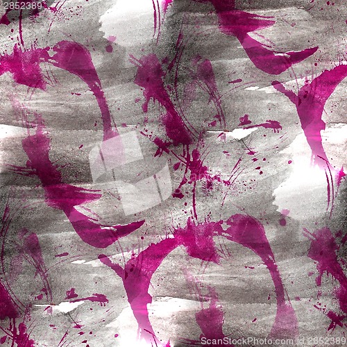 Image of grunge  ancient ornament brown, purple drawing usa colorful patt