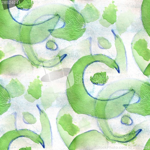 Image of ancient ornament drawing usa colorful green pattern water textur