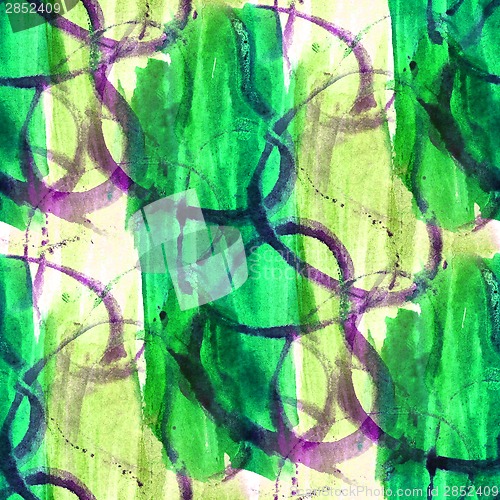 Image of grunge ancient green ornament drawing usa colorful pattern water