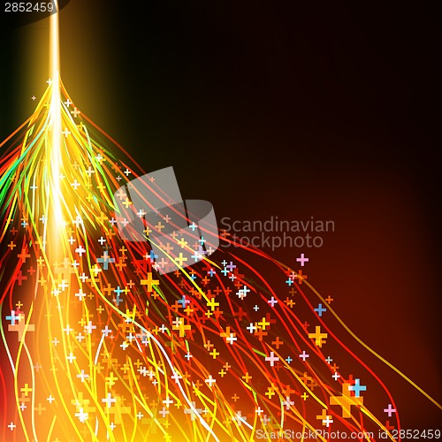 Image of Energy design against dark background. EPS 10