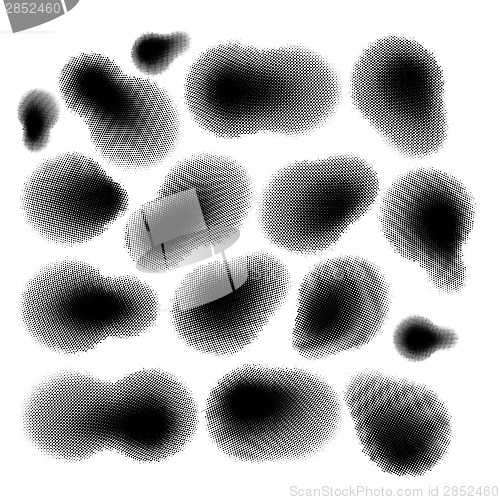 Image of Abstract halftone design. EPS 10