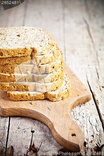 Image of  fresh bread slices
