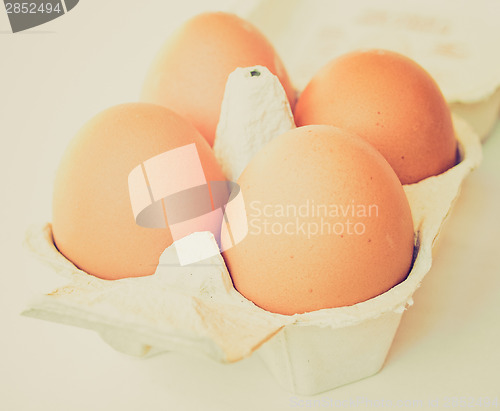 Image of Retro look Eggs picture