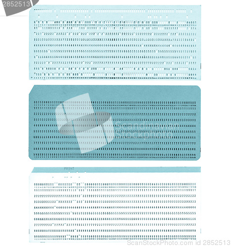 Image of Punched card