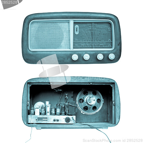 Image of Old AM radio tuner