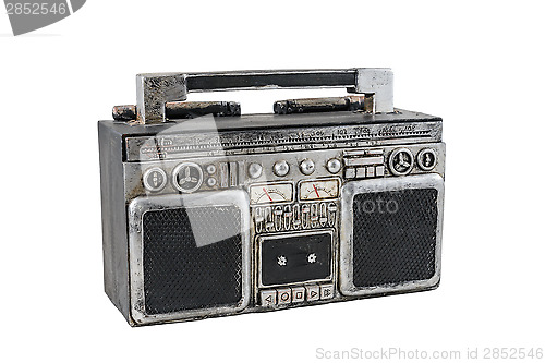 Image of A retro tape recorder