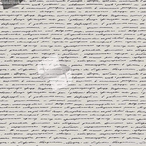 Image of Handwriting. Seamless vector background.