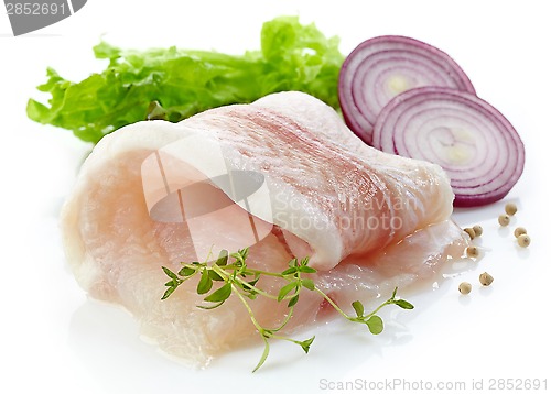 Image of raw fish fillet