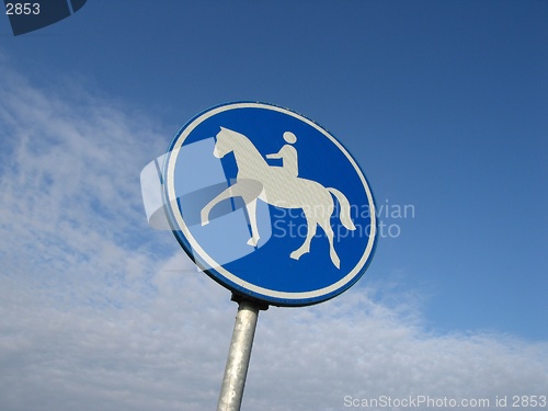 Image of horsride sign