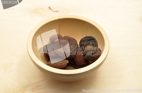 Image of Detailed and colorful image of dried apricots