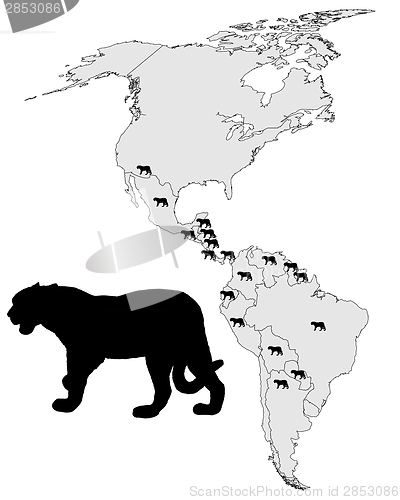 Image of Jaguar distribution