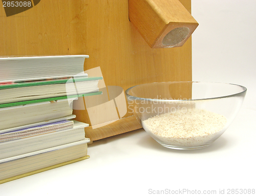 Image of Equipment for baking on a white background