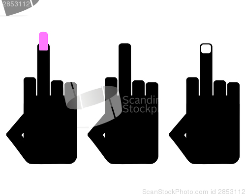Image of Hand sign insult