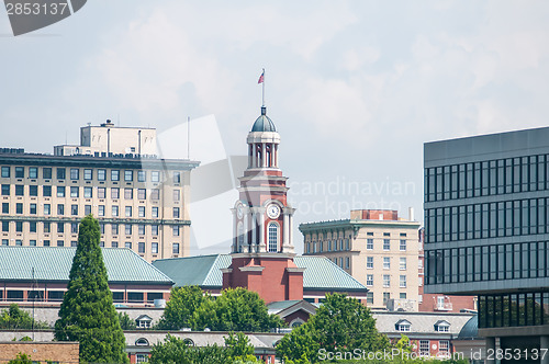 Image of Views of Knoxville Tennessee downtown on sunny day