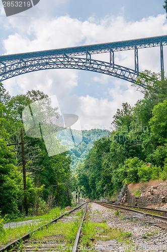 Image of West Virginia's New River Gorge bridge carrying US 19 