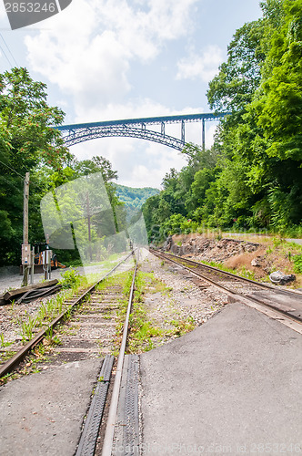 Image of West Virginia's New River Gorge bridge carrying US 19 