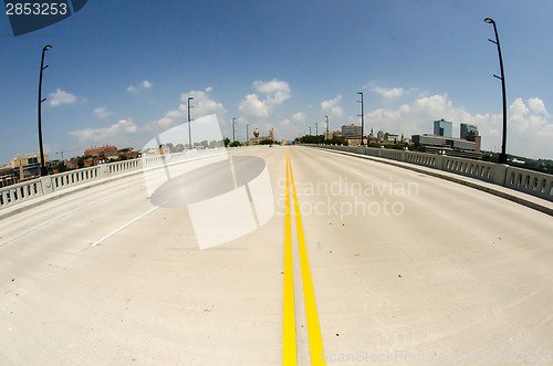 Image of Views of Knoxville Tennessee downtown on sunny day